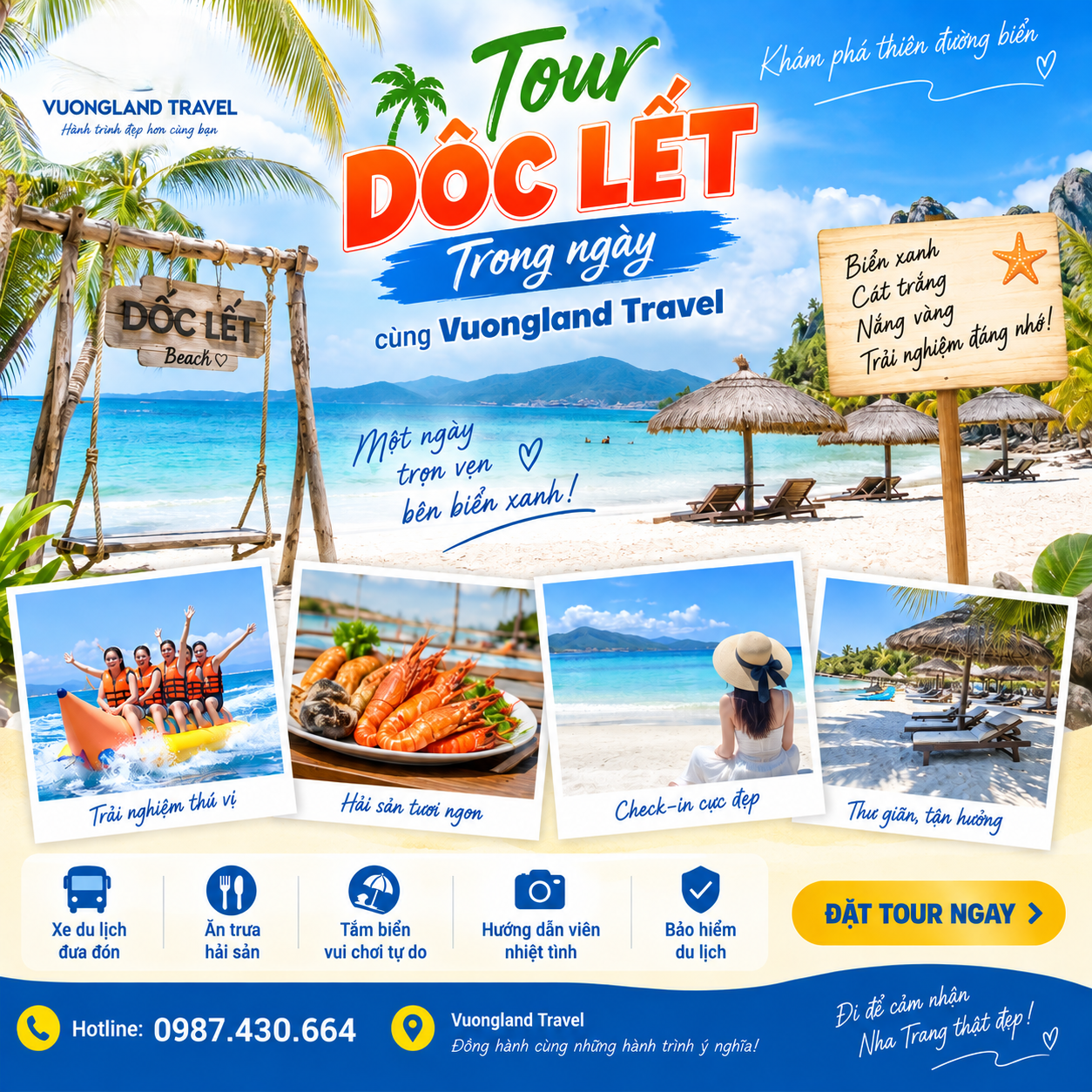 Tour Dốc Lết Nha Trang trong ngày